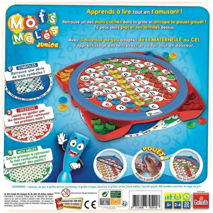 Jeu de société Goliath Mots Mêlés Junior 27 x 5 x 27 cm