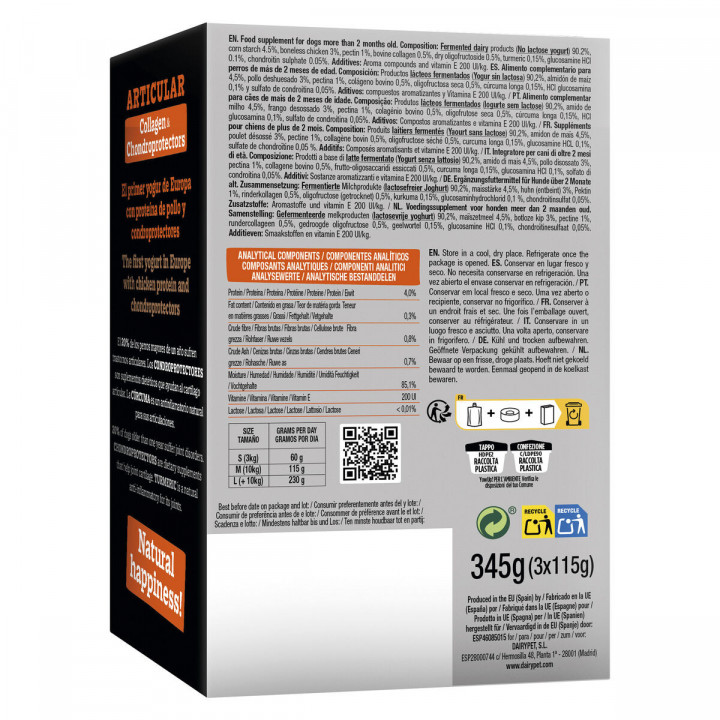 Nassfutter YowUp Collagen + Chondroprotectors Huhn 3 x 115 g 3 Stück