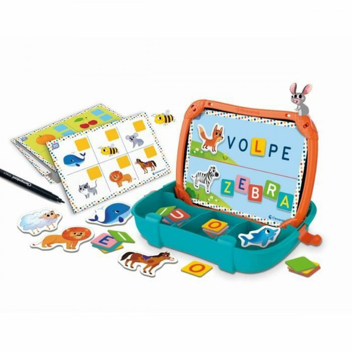 Bordspel Clementoni Magnetic Letters & Animals Case 27 x 23 x 5 cm 28 x 6 x 24 cm