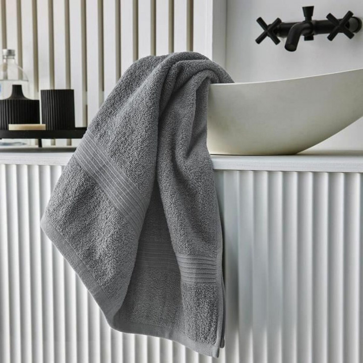 Telo da bagno TODAY Essential Grigio Acciaio 70 x 130 cm