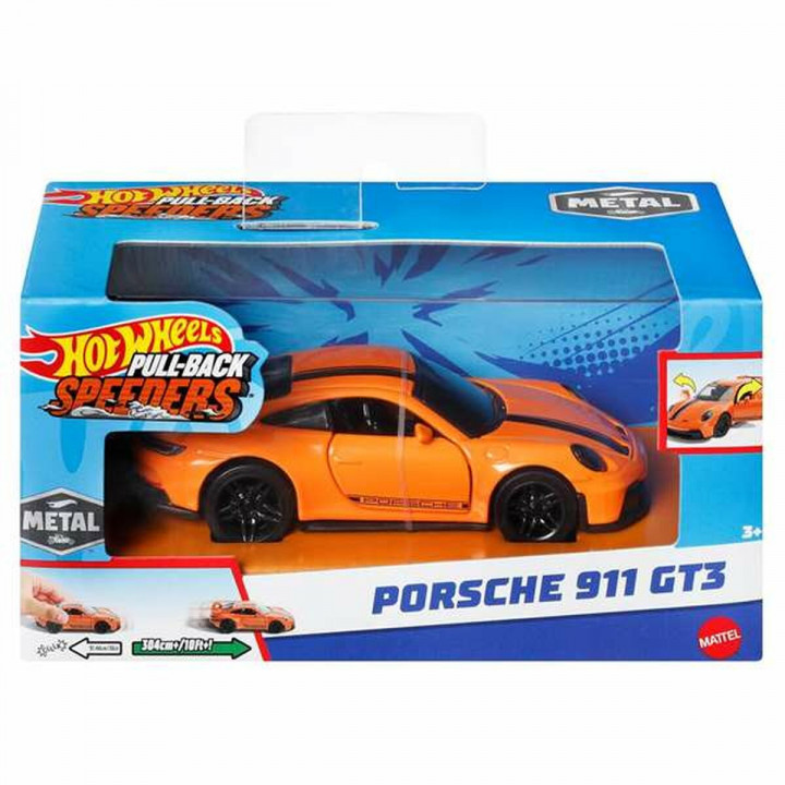 Macchina a Carica a Molla Hot Wheels Metallo 1:43