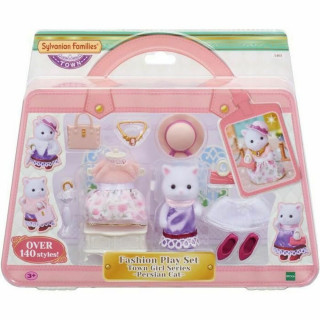 Set di Pupazzi Sylvanian Families The Fashion Suitcase And Big Sister Persian Cat