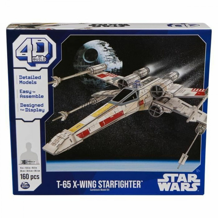 Set di Costruzioni Star Wars T-65 X-Wing Starfighter 160 Pezzi 38 x 34,5 x 26 cm Multicolore