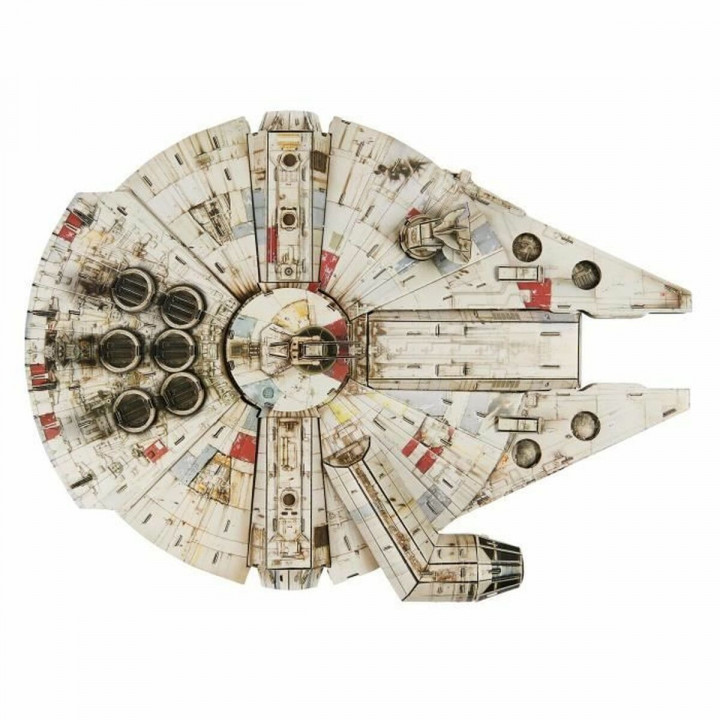 Bouwspel Star Wars Millennium Falcon 223 piezas 43 x 31,4 x 22,4 cm Grijs Multicolour