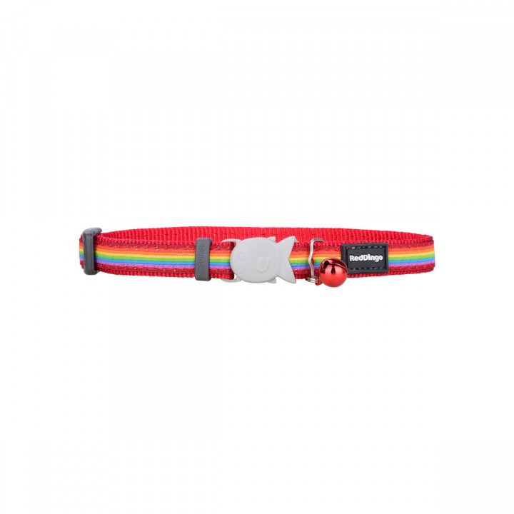 Dog collar Red Dingo STYLE RAINBOW 31-47 cm