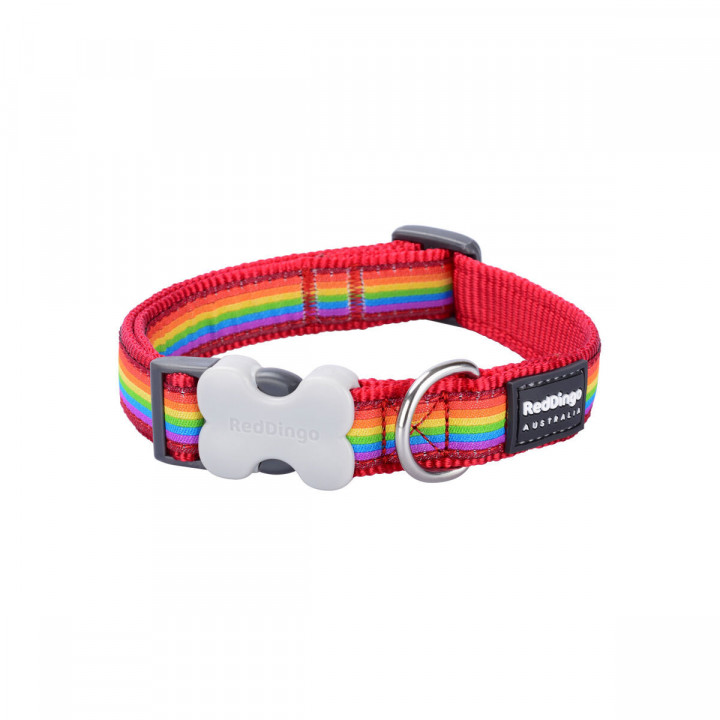 Hondenhalsband Red Dingo STYLE RAINBOW 41-63 cm
