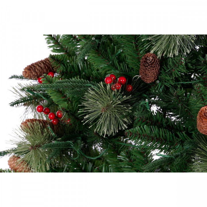 Kerstboom DKD Home Decor Rood Groen Polyethyleen 100 x 100 x 180 cm