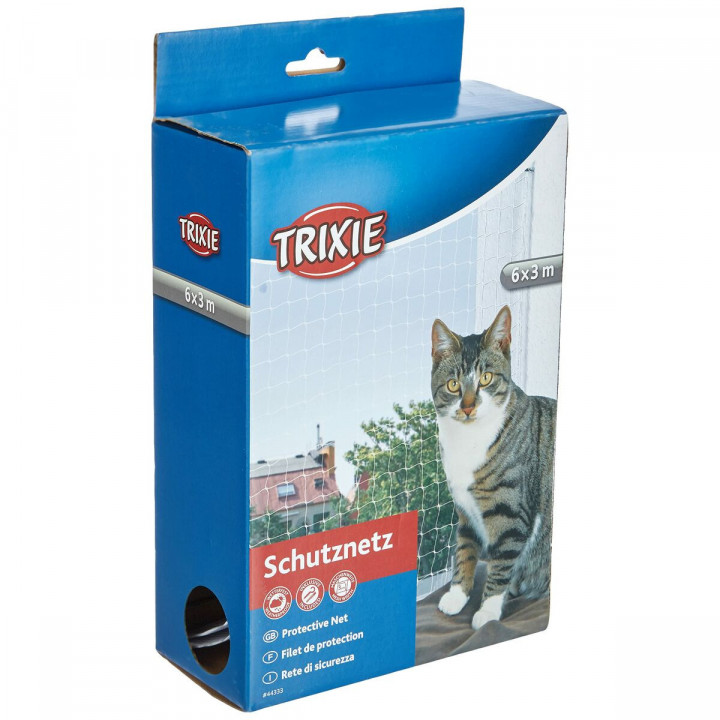 Safety Net for Pets Trixie 44333 50 x 40 x 15 cm Transparent Nylon 3 x 6 m