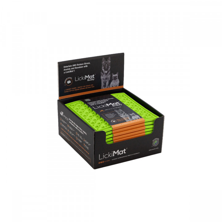 Voerbak voor honden Lickimat Groen TPR