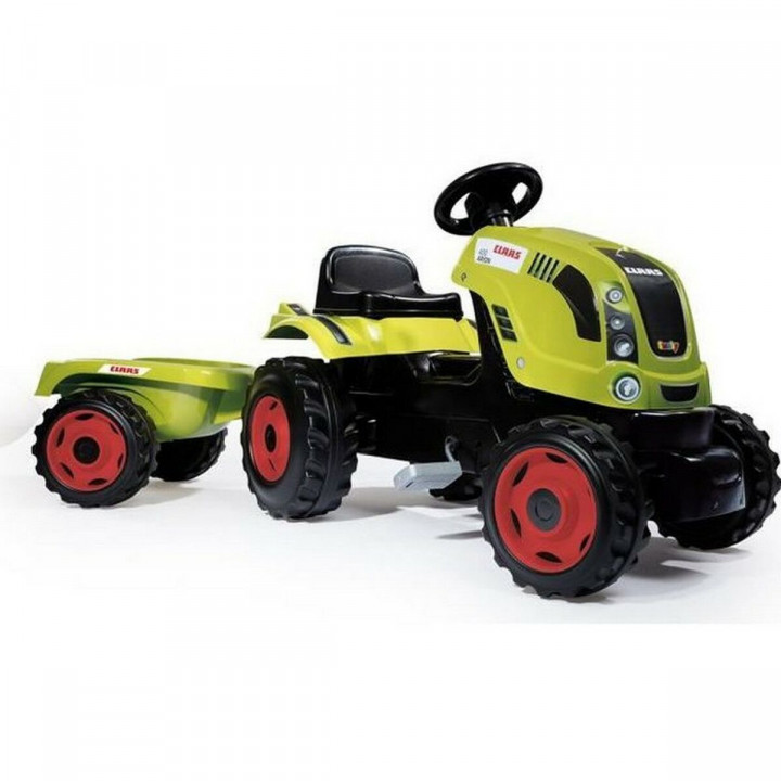 Pedaaltractor Smoby Claas Pedal Ride on Tractor Geel
