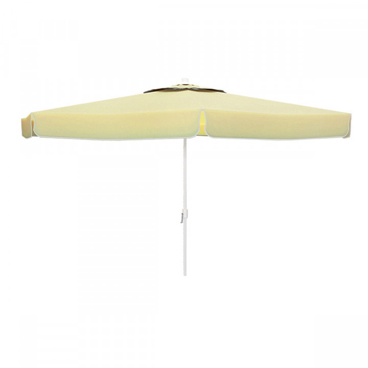 Sunshade Marbueno White Polyester Aluminium Ø 270 cm