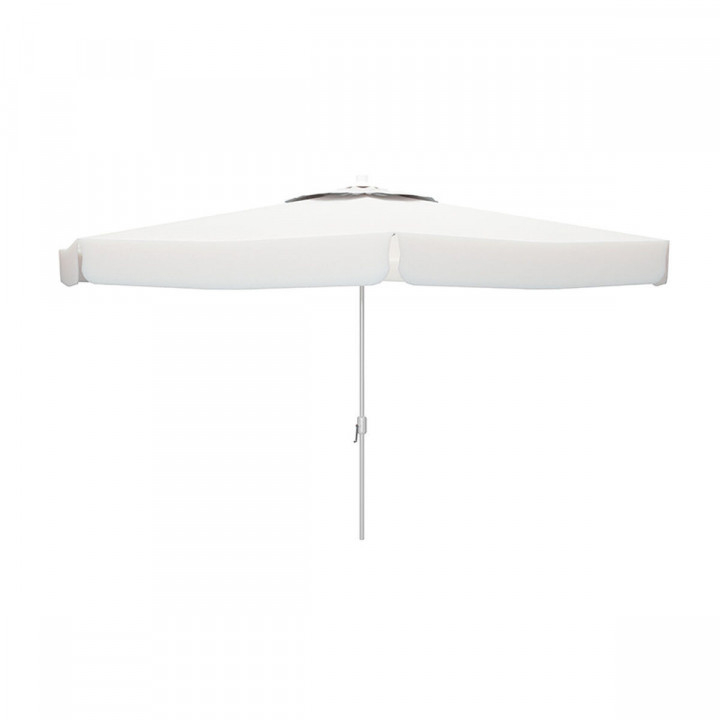 Sunshade Marbueno White Polyester Aluminium Ø 300 cm