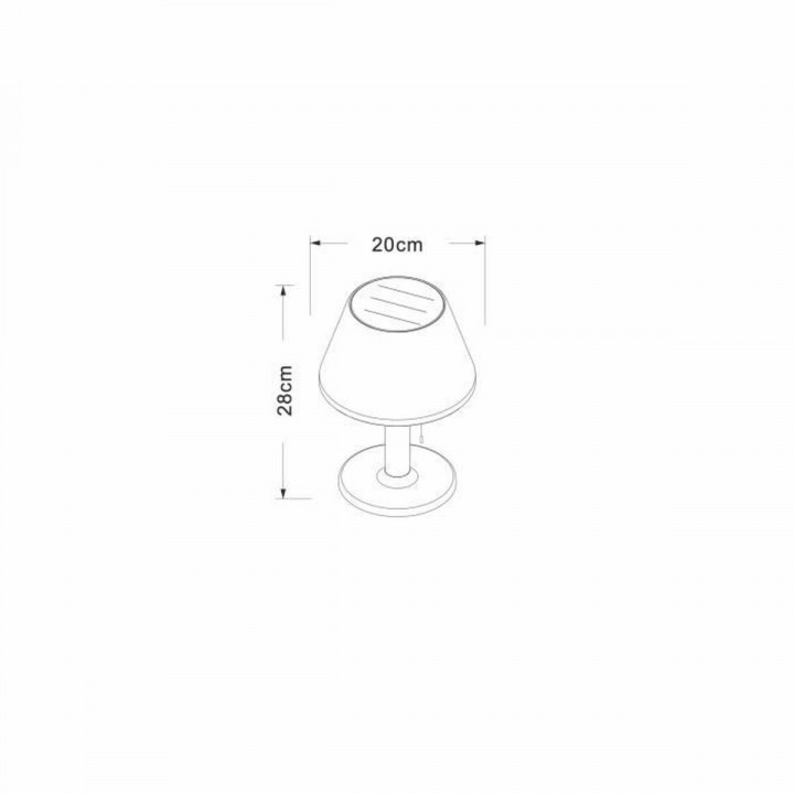 Lámpara solar Galix G2 Detector de Movimiento Blanco 1,2 w 100 Lm