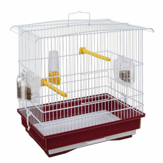 Bird Cage Ferplast Giusy Rood Wit
