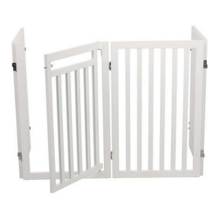 Toegangspoort Trixie Hond Wit 60-160 x 81 cm
