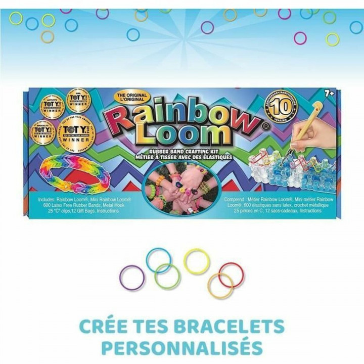 Kit per Creare Braccialetti Bandai Rainbow Moon Plastica