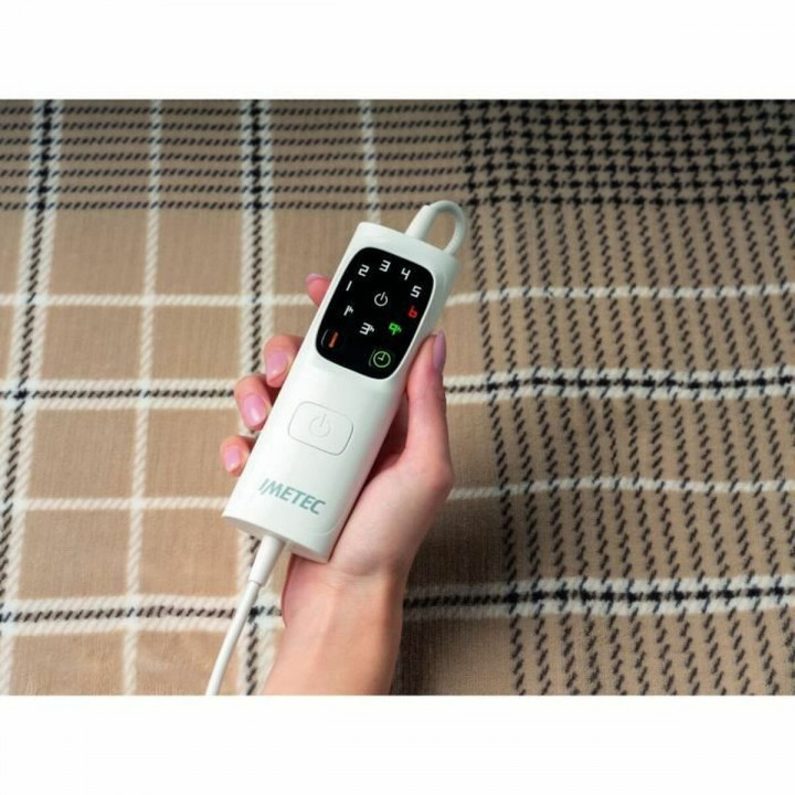 Elektrisch Deken IMETEC 16936 Bruin Fluweel