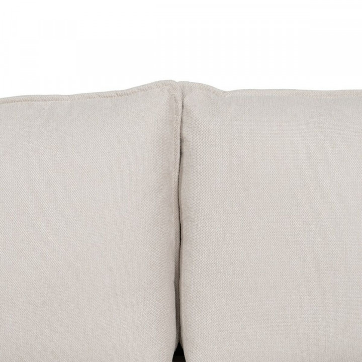 Sofá Beige Poliéster Lino 210 x 93 x 95 cm