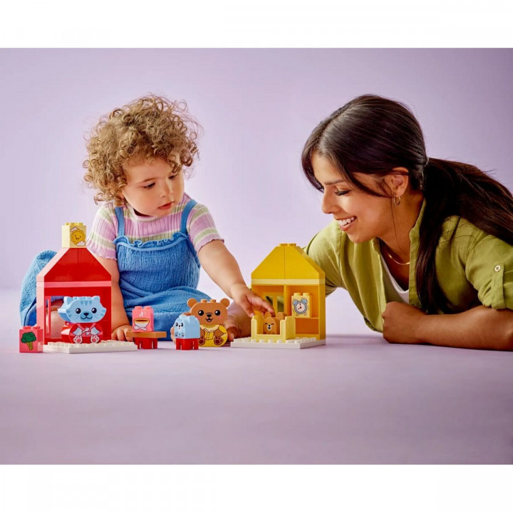 Set di Costruzioni Lego 10414 Daily Routines: Eating & Bedtime Multicolore