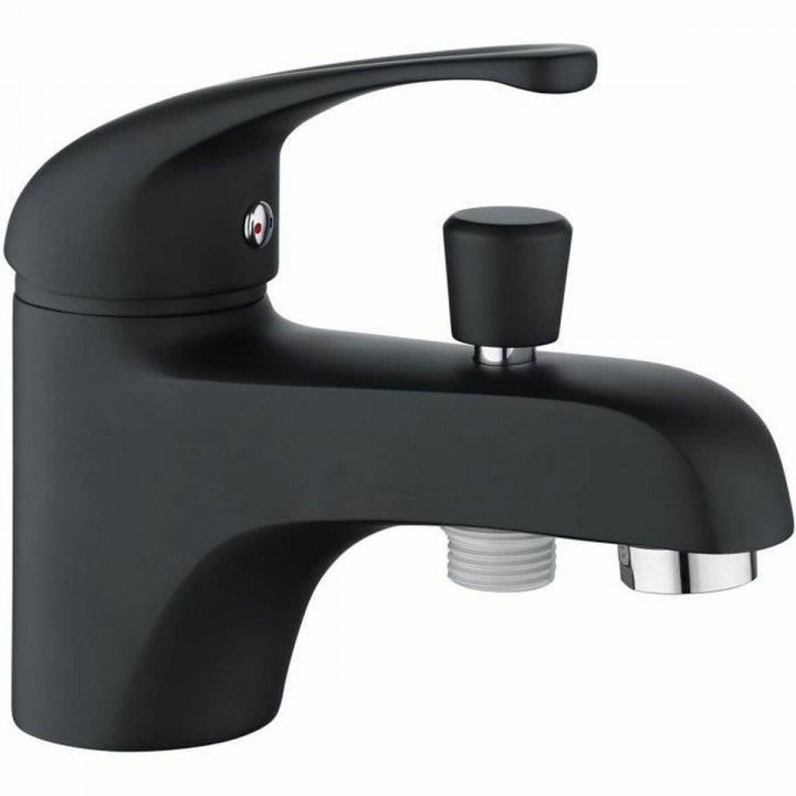 Tap mixer for shower Rousseau Fira Black noir 12 x 14 x 21 cm