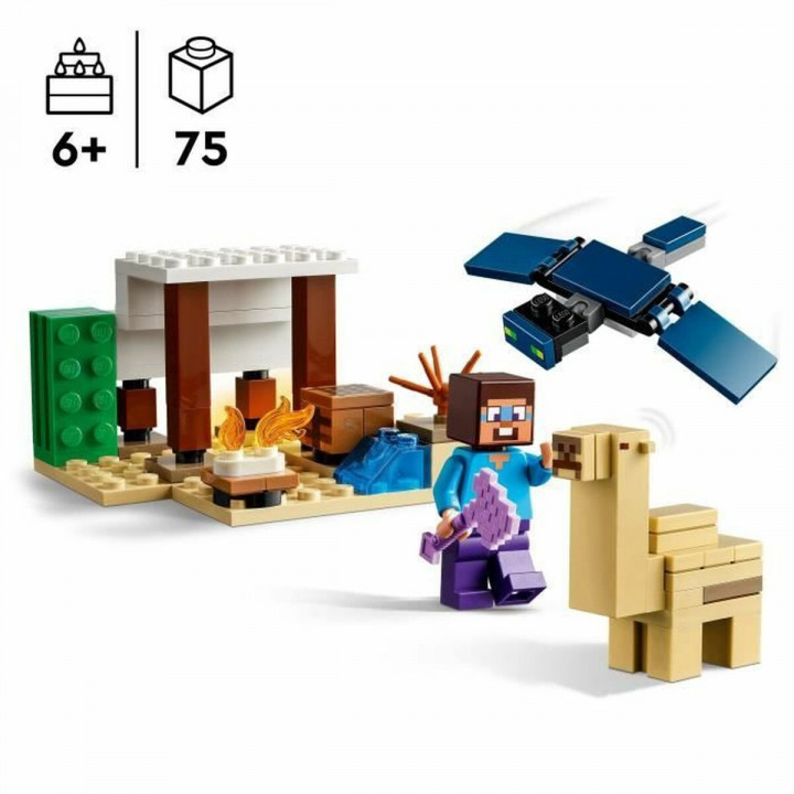 Set di Costruzioni Lego 21251 Minecraft : Steve´s Desert Expedition Multicolore