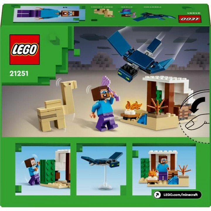 Bouwspel Lego 21251 Minecraft : Steve´s Desert Expedition Multicolour