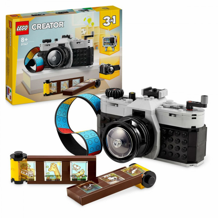 Konstruktionsspiel Lego 31147 Creator Retro Camera Bunt