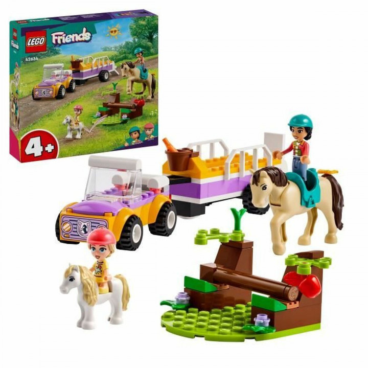 Set di Costruzioni Lego 42634 Horse & Pony Trailer Multicolore 105 Pezzi