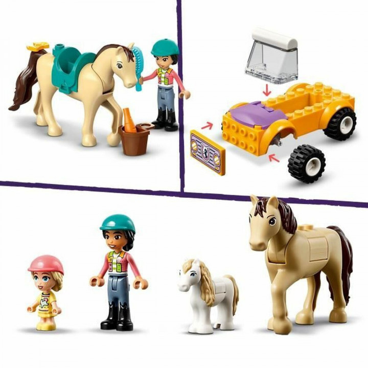 Bouwspel Lego 42634 Horse & Pony Trailer Multicolour 105 Onderdelen