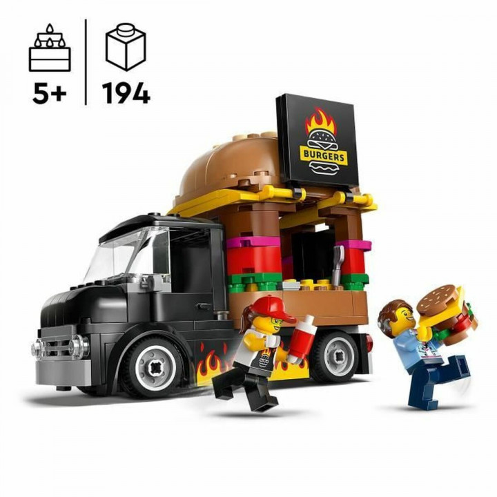 Juego de Construcción Lego 60404 Hamburger truck Multicolor