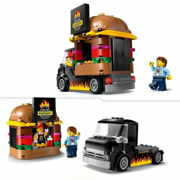 Set di Costruzioni Lego 60404 Hamburger truck Multicolore