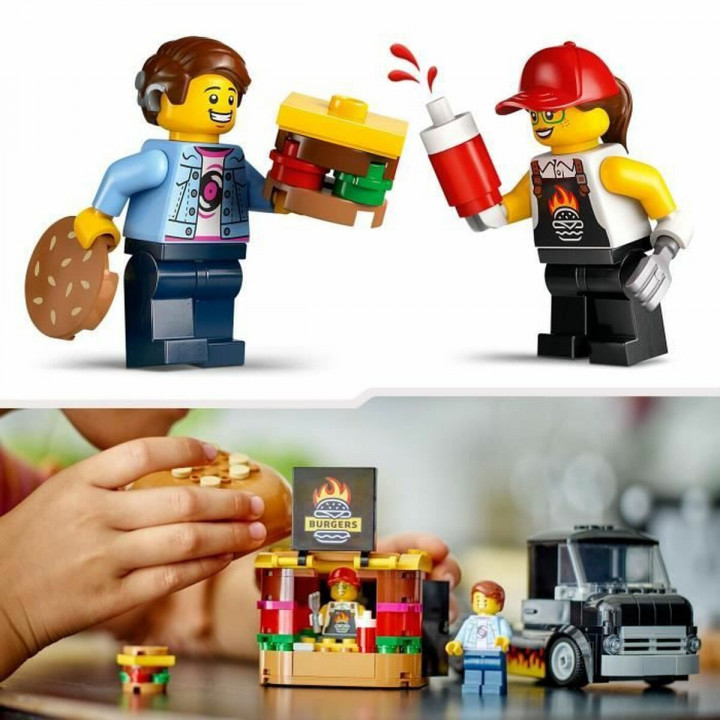 Bouwspel Lego 60404 Hamburger truck Multicolour