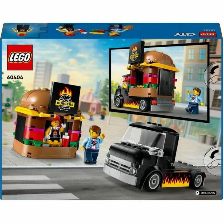 Set di Costruzioni Lego 60404 Hamburger truck Multicolore