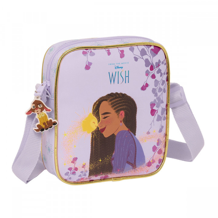 Borsa a Tracolla Wish Lilla 16 x 18 x 4 cm
