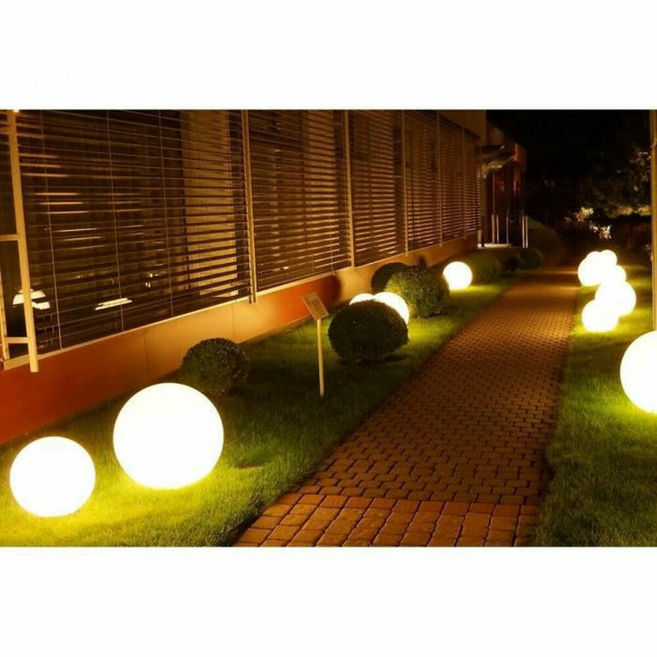 Bola con Luz para Exterior Lumisky Bobby Bianco 11 W E27 220 V Bianco Freddo