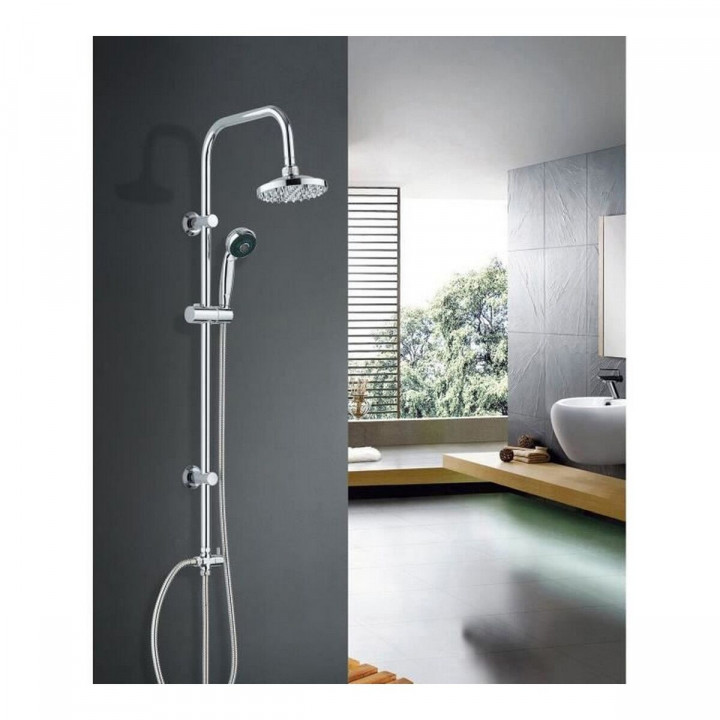 Colonna doccia Rousseau Sonora 3 Grigio Acciaio inossidabile ABS Ø 15 cm