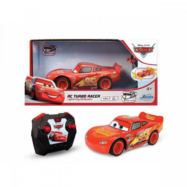 Politiewagen op Afstandsbediening Cars Turbo Racer Lightning McQueen 1:24 17 cm