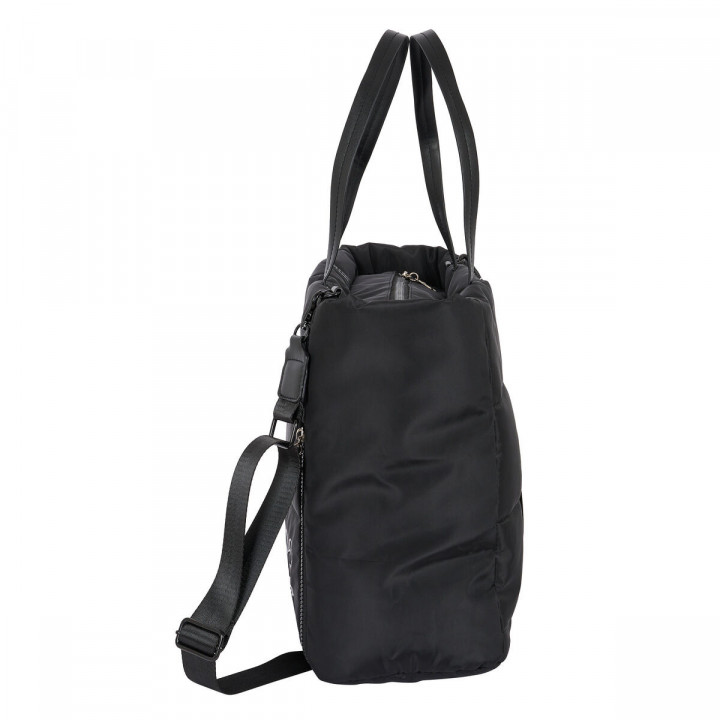 Bolso Mickey Mouse Clubhouse Teen Mood Negro 40 x 31 x 17 cm Acolchado