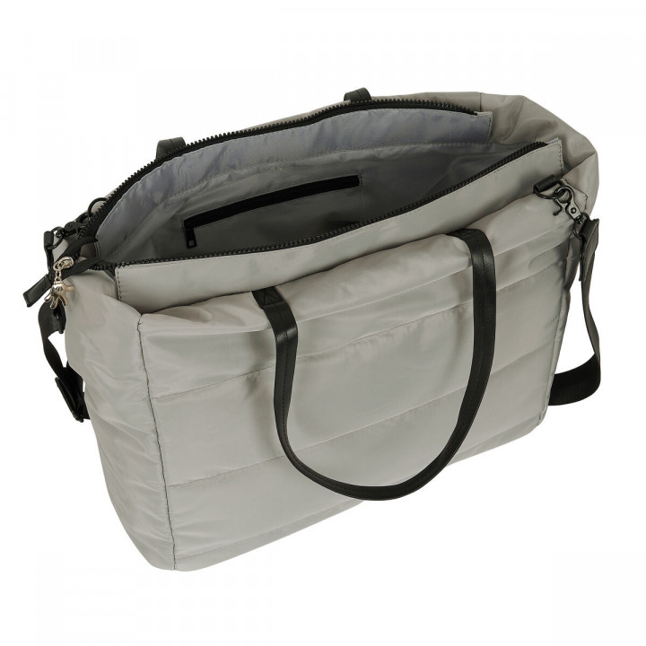 Borsa Minnie Mouse Teen Sand Trapunta Grigio 40 x 31 x 17 cm