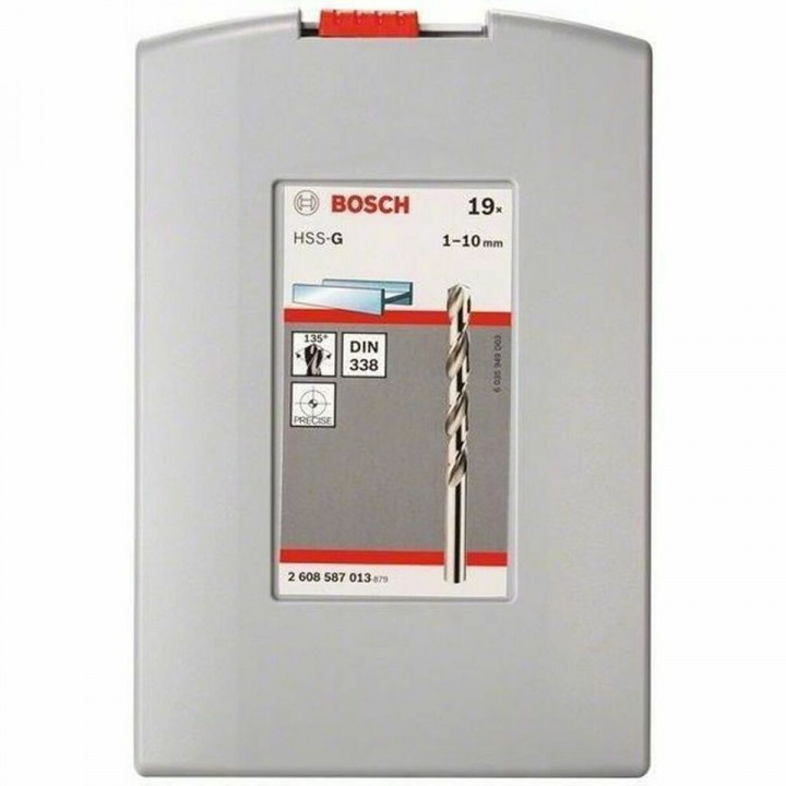 Set di trapani BOSCH Probox Acciaio Alta velocità 1-10 mm 19 Pezzi