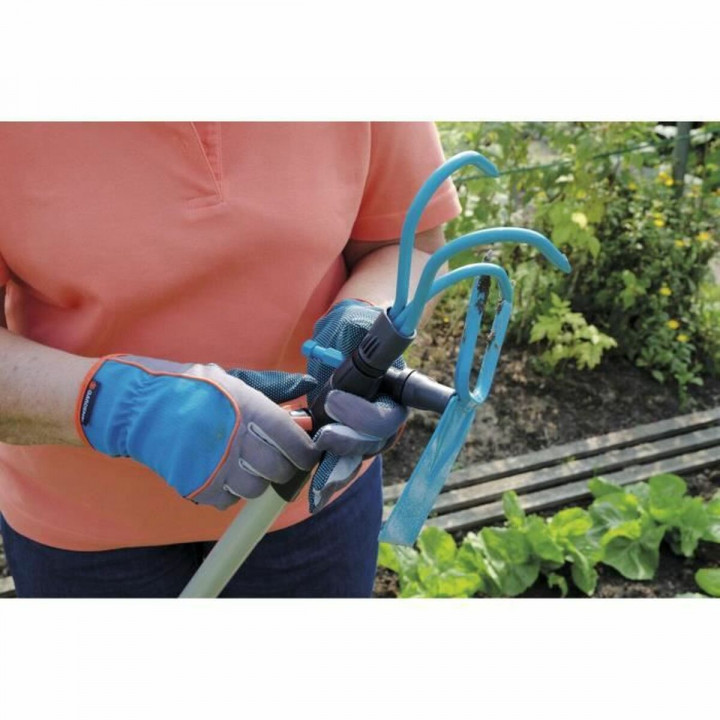 Rastrello da giardino Gardena Combisystem Azzurro