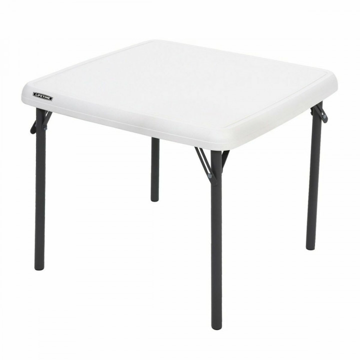 Mesa Infantil Lifetime Plegable Blanco Acero Plástico 61 x 61 x 53,5 cm