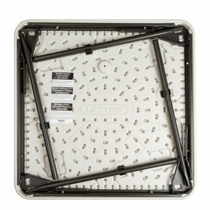 Table pour enfant Lifetime Pliable Blanc Acier Plastique 61 x 61 x 53,5 cm