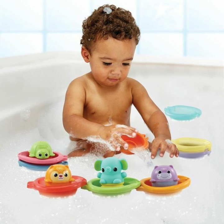 Educatief speelgoed Vtech Baby Cofret de Bain empilo rigo l´eu (FR)