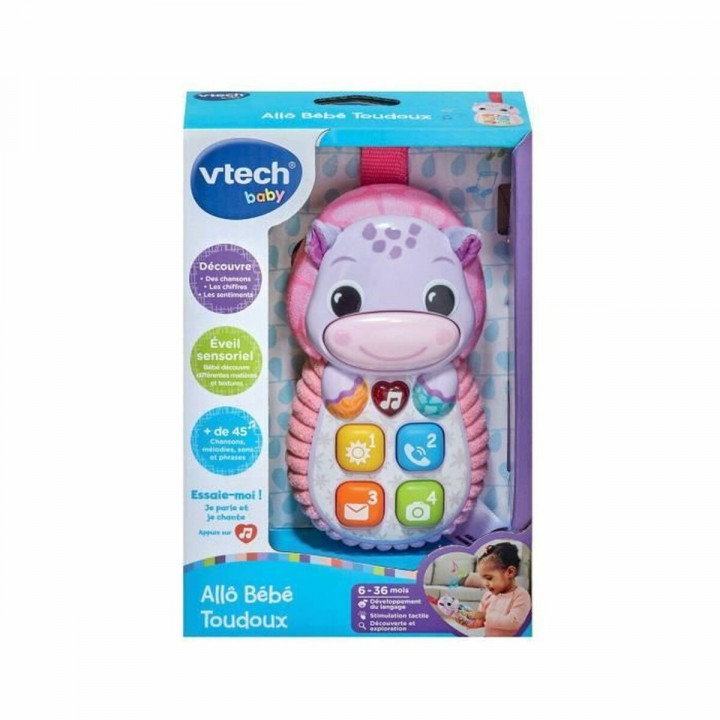 Gioco educativo Vtech Baby Allô Bébé Todoux (FR) Rosa