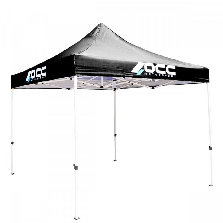 Tenda OCC Motorsport OCCCARP03 Racing Nero Poliestere 420D Oxford 3 x 3 m