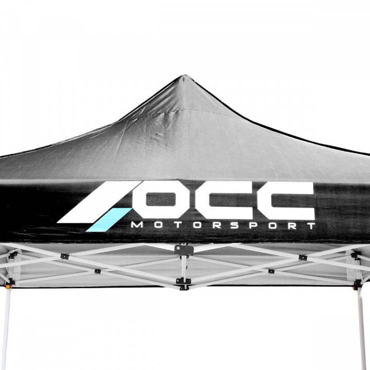 Carpa OCC Motorsport OCCCARP03 Racing Negro Poliéster 420D Oxford 3 x 3 m