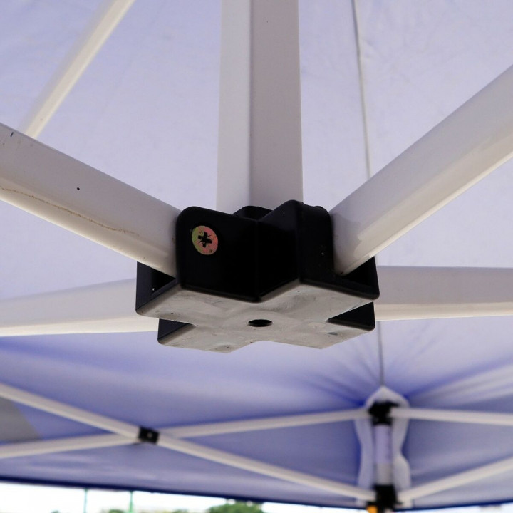 Tenda OCC Motorsport OCCCARP03 Racing Nero Poliestere 420D Oxford 3 x 3 m