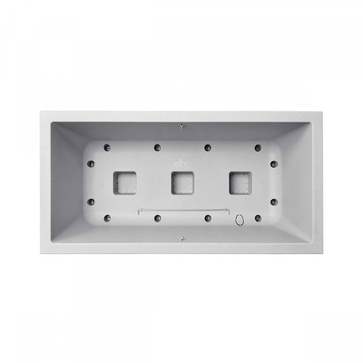 Bloempot Elho Wit 59 x 30 x 29 cm Plastic Rechthoekig Modern