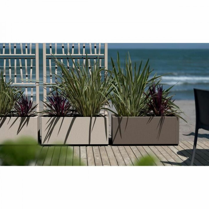 Vaso Starwax Bianco Rettangolare 80 cm